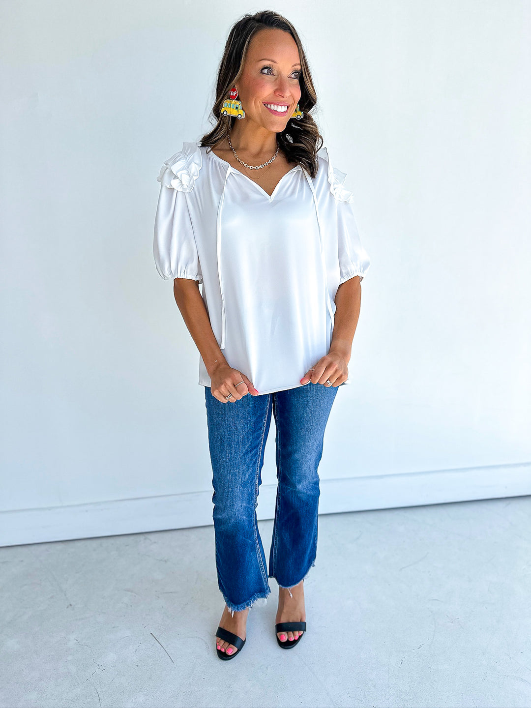 Pippa Ruffle SS Blouse