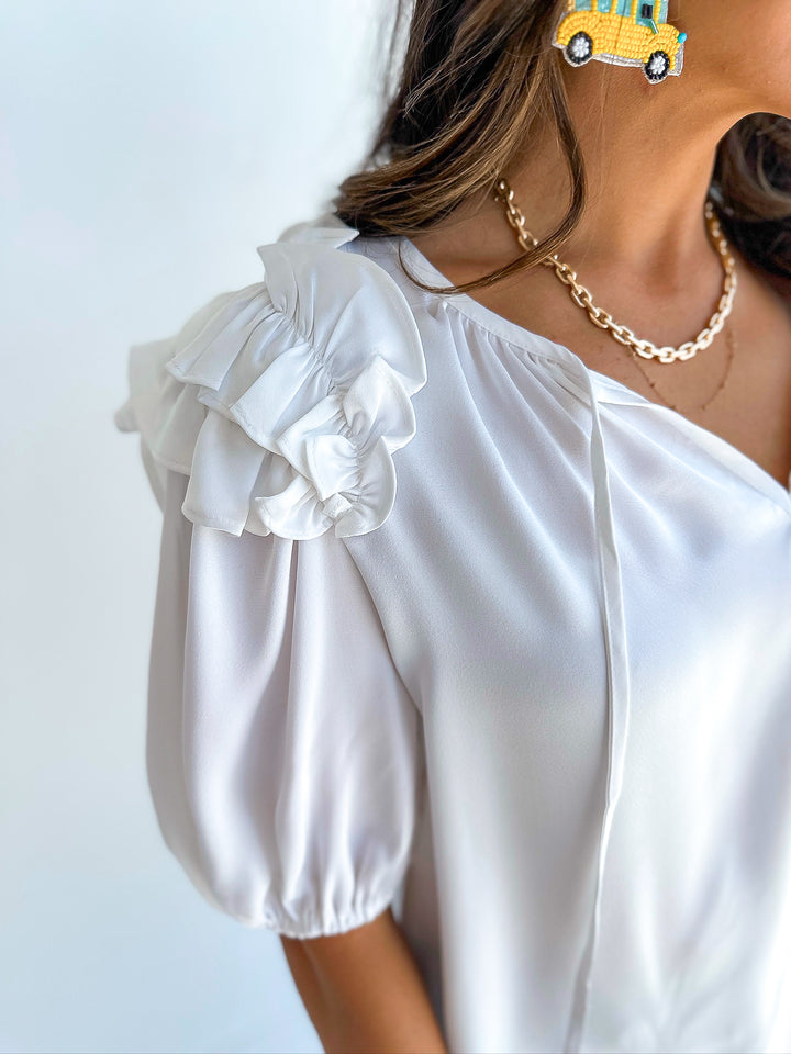 Pippa Ruffle SS Blouse