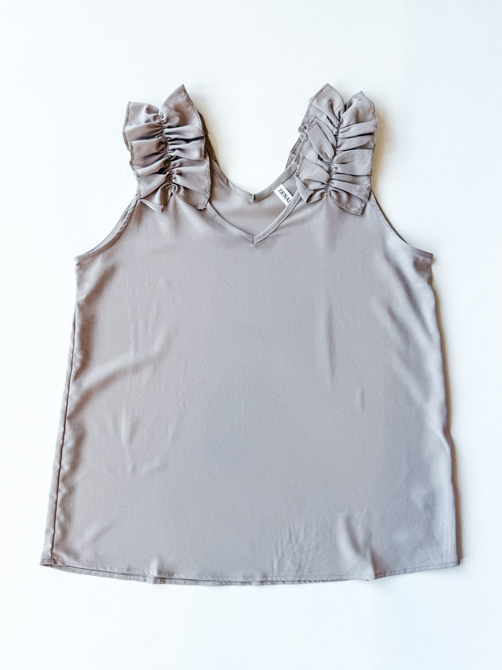 Ruffle & Ridge Top