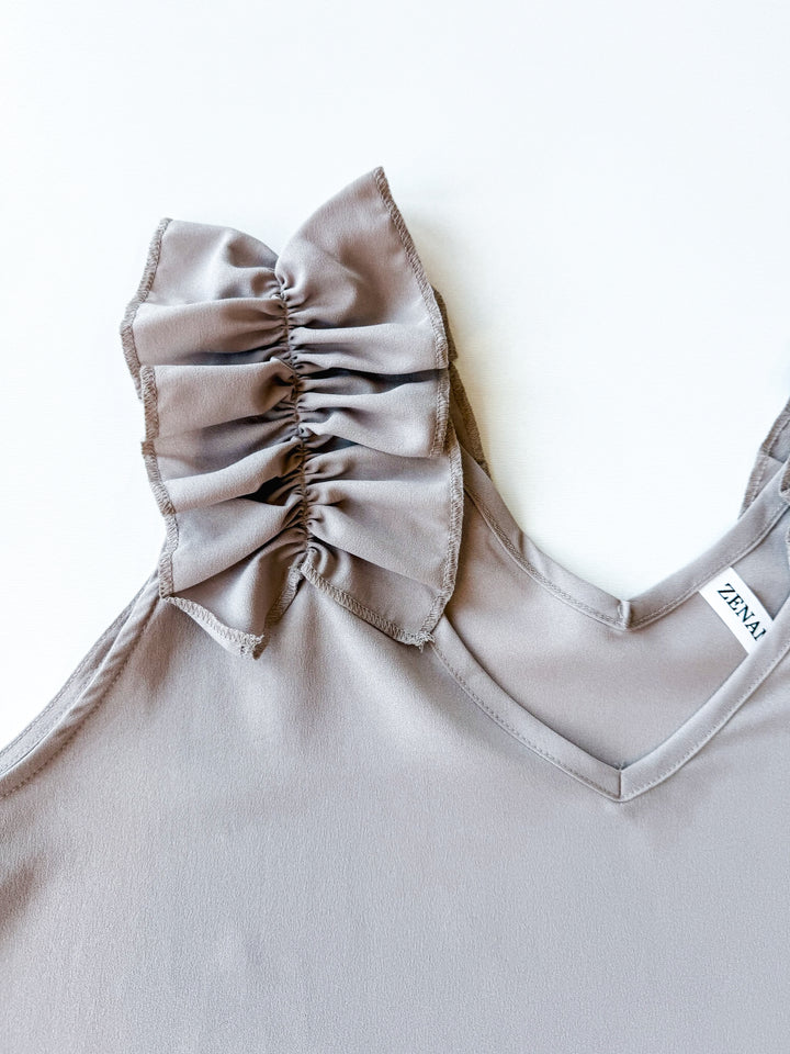 Ruffle & Ridge Top