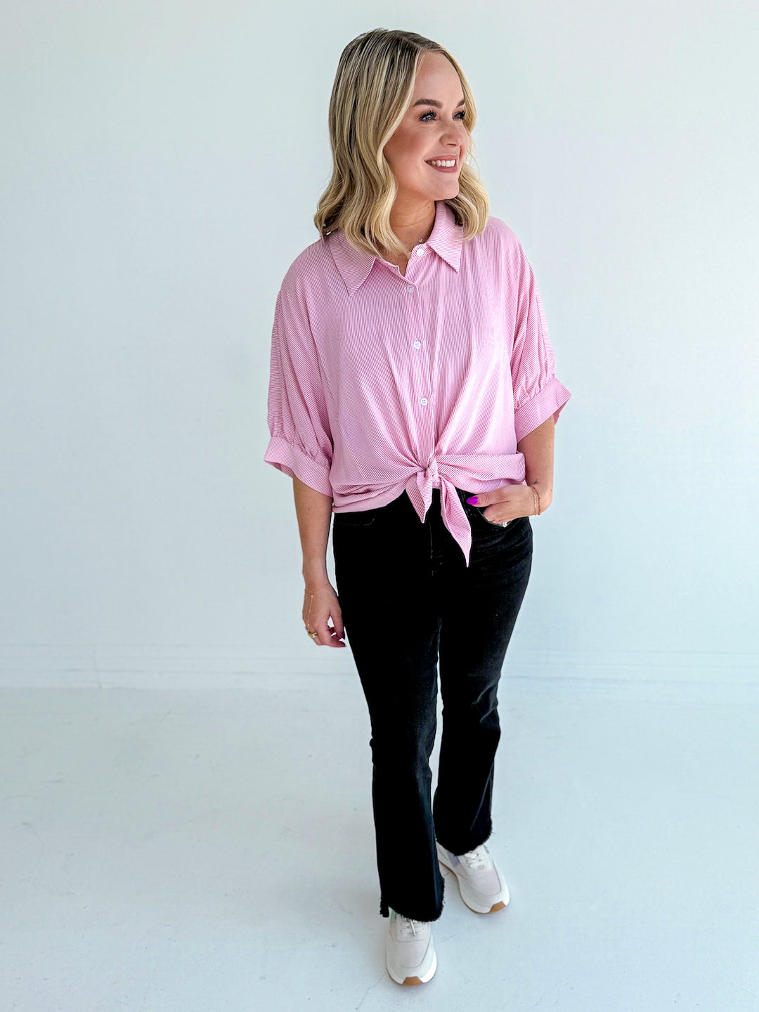 Vervet Mid Rise Super Soft Crop Flare Black