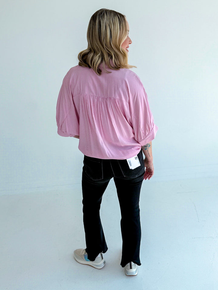 Patty Pinstripe Button Up