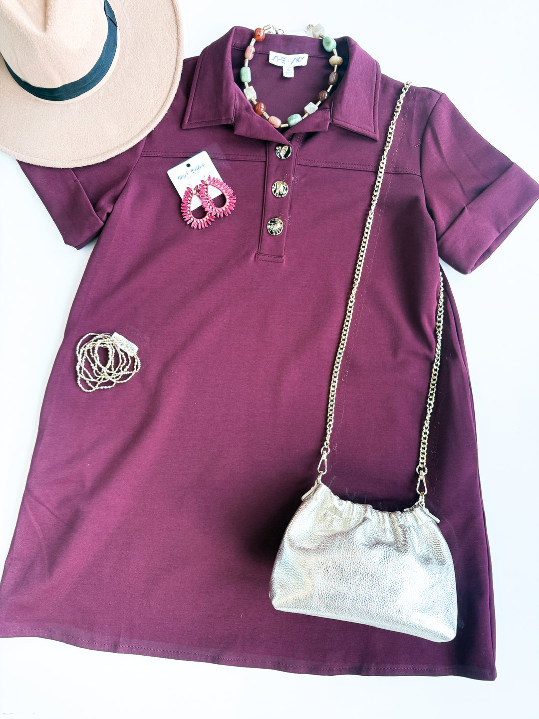 Buttoned & Beautiful Dress