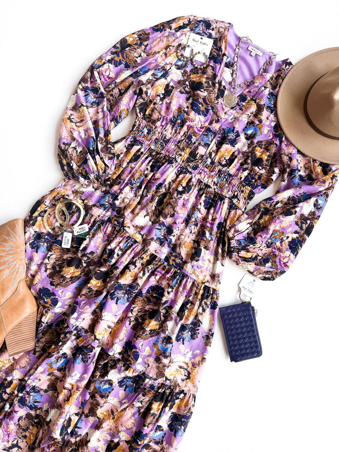 Amber Petals Maxi