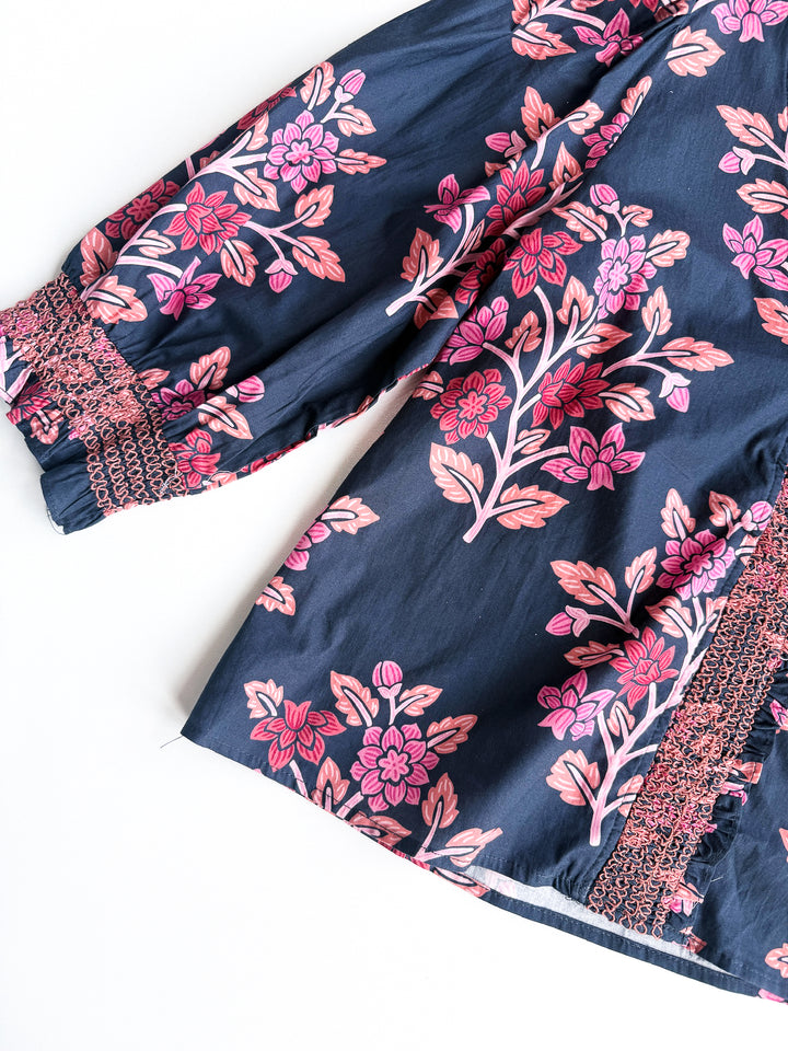 Orchard Floral Front Pleat Blouse