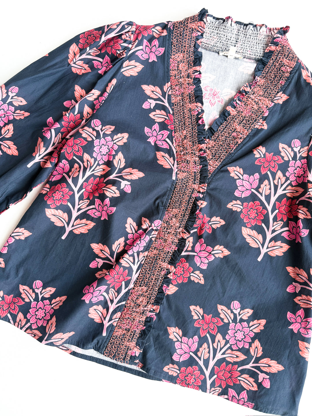 Orchard Floral Front Pleat Blouse