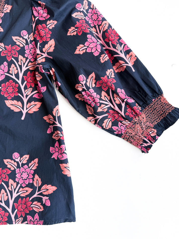 Orchard Floral Front Pleat Blouse