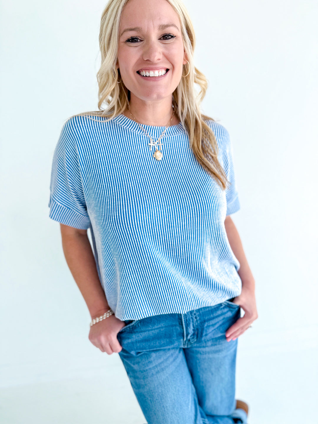 Chain Necklace with Multi Cross Charms