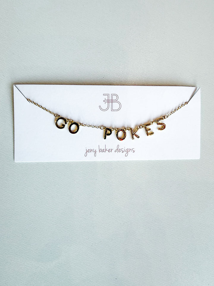Go Pokes Chant Necklace