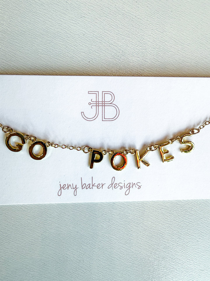 Go Pokes Chant Necklace