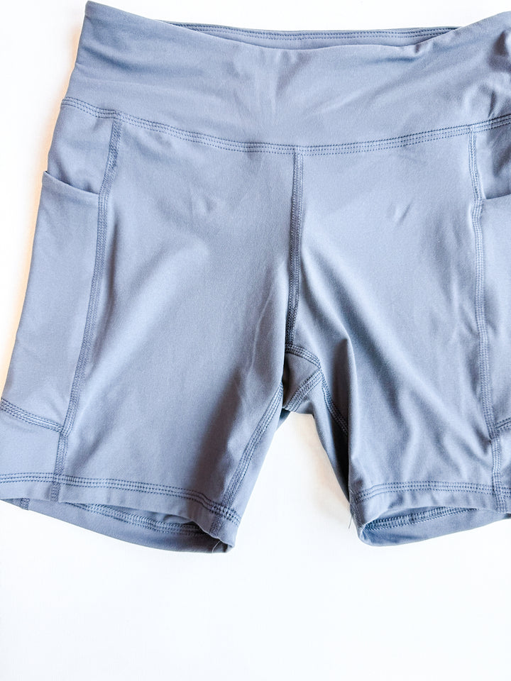 6 Inch Biker Short with Side Pocket