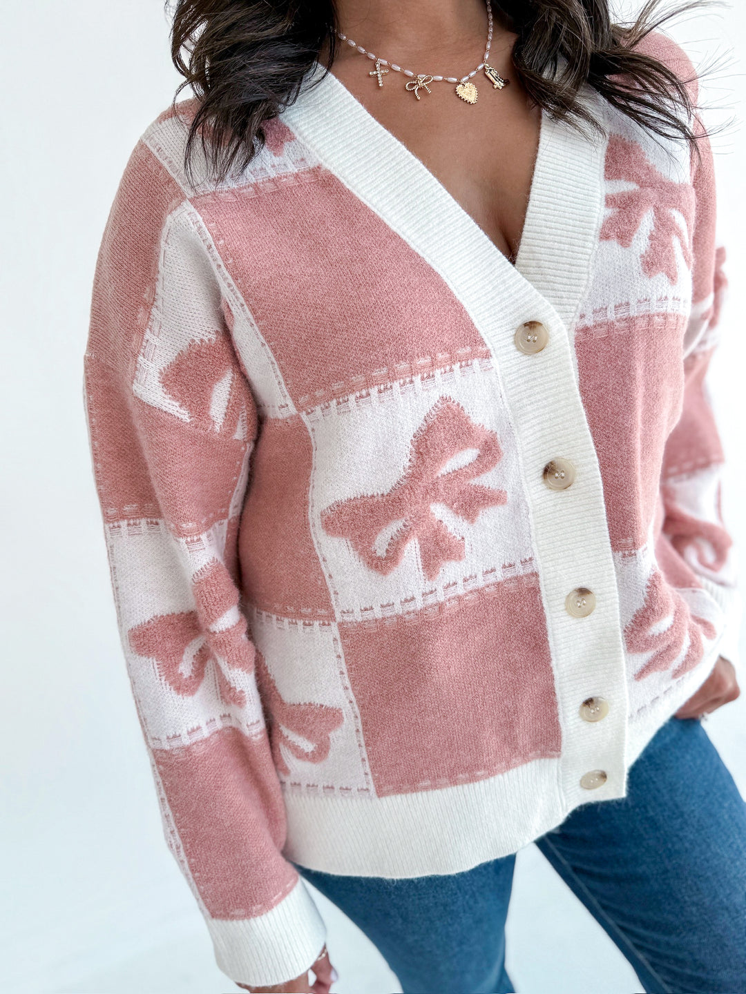 Brittany Bow Soft Cardigan