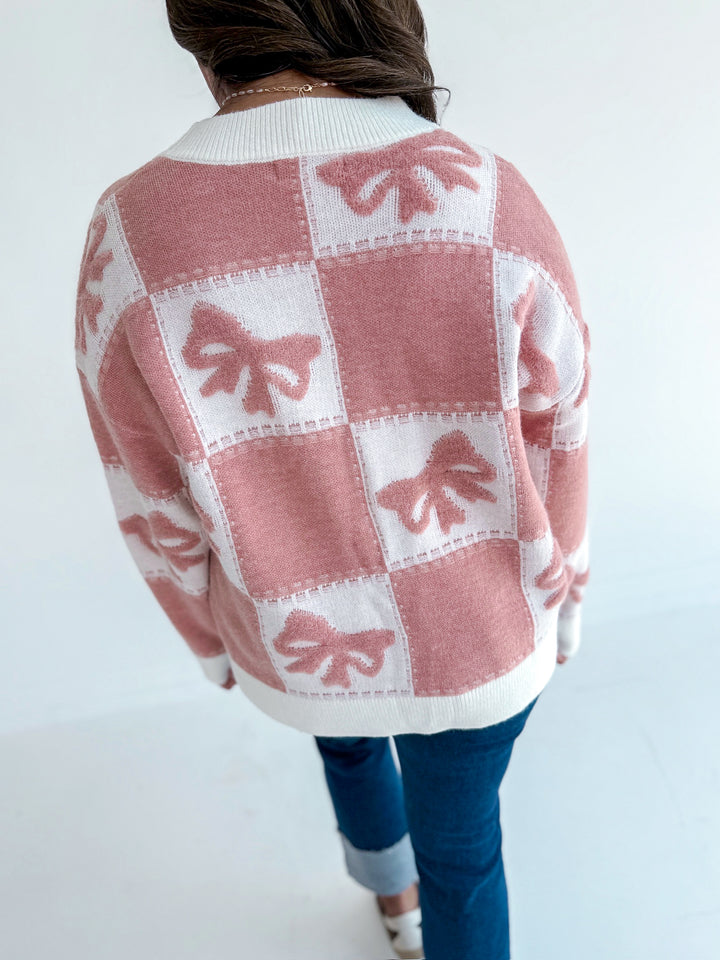 Brittany Bow Soft Cardigan