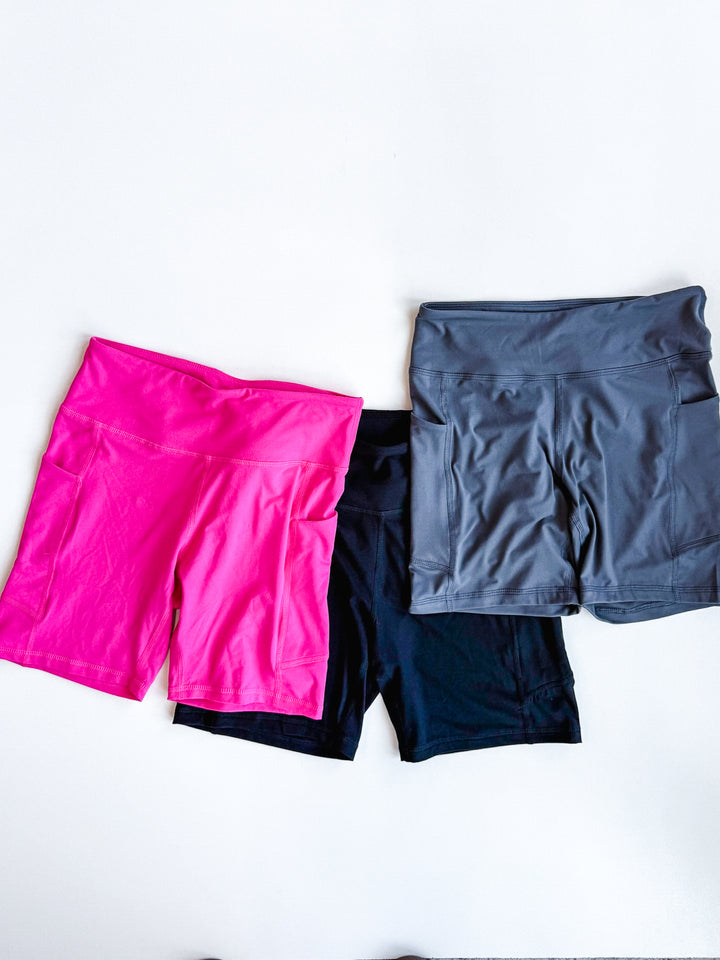 6 Inch Biker Short with Side Pocket