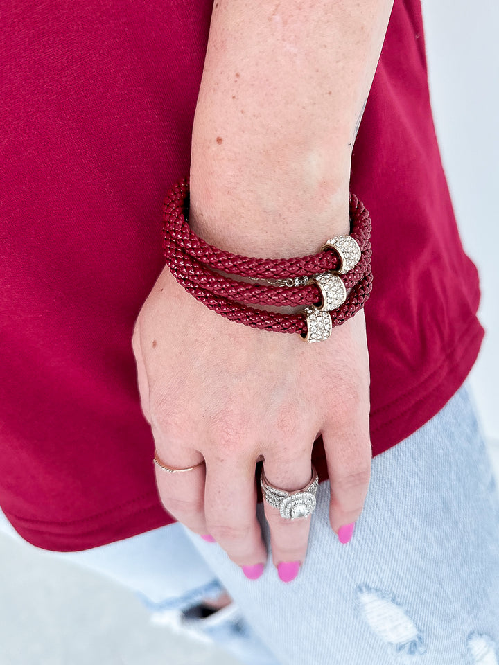 FINAL SALE Gameday Jenny Braided Bracelet