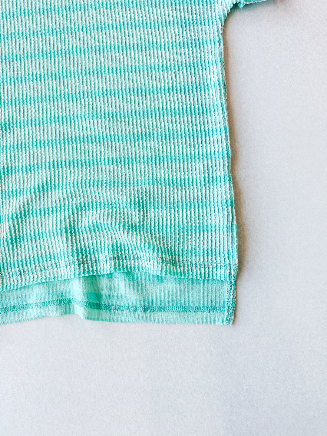 Daily Delight Striped Ribbed Tee