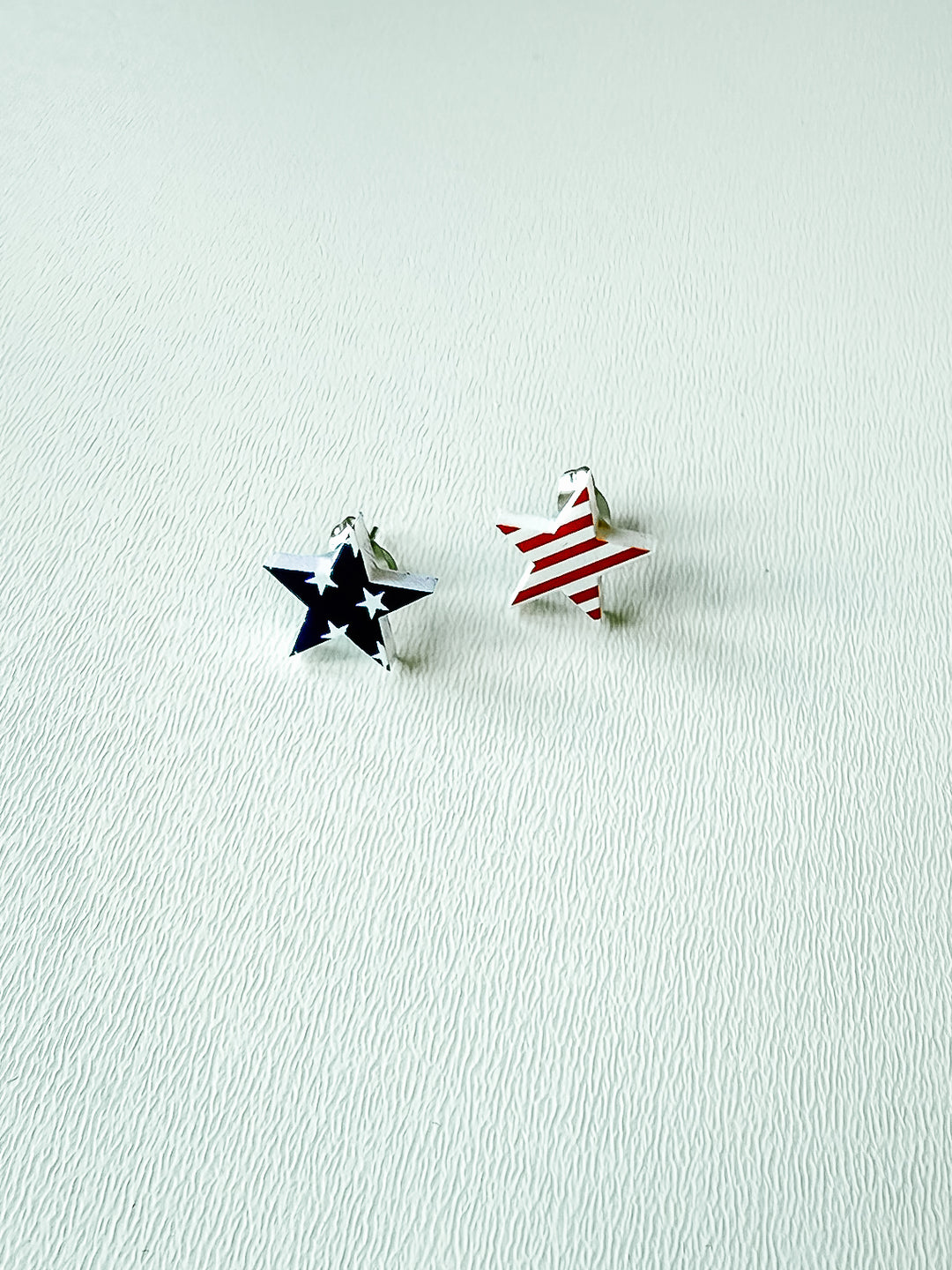 Flag Star Stud Earrings