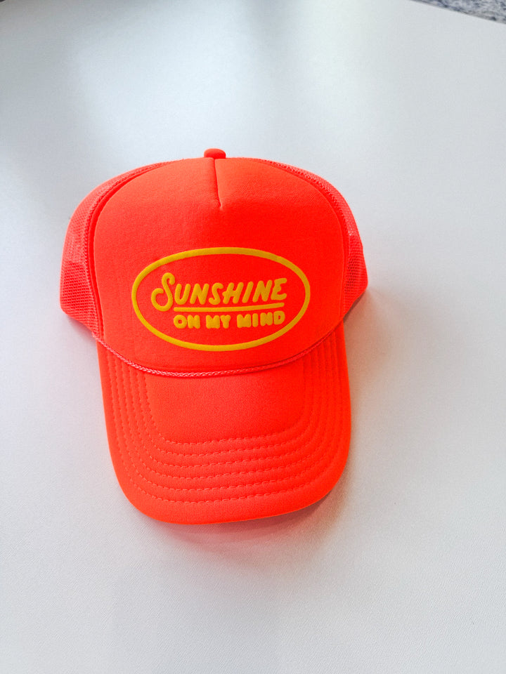 Sunshine On My Mind Trucker Hat