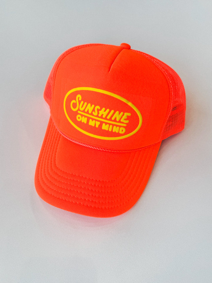 Sunshine On My Mind Trucker Hat