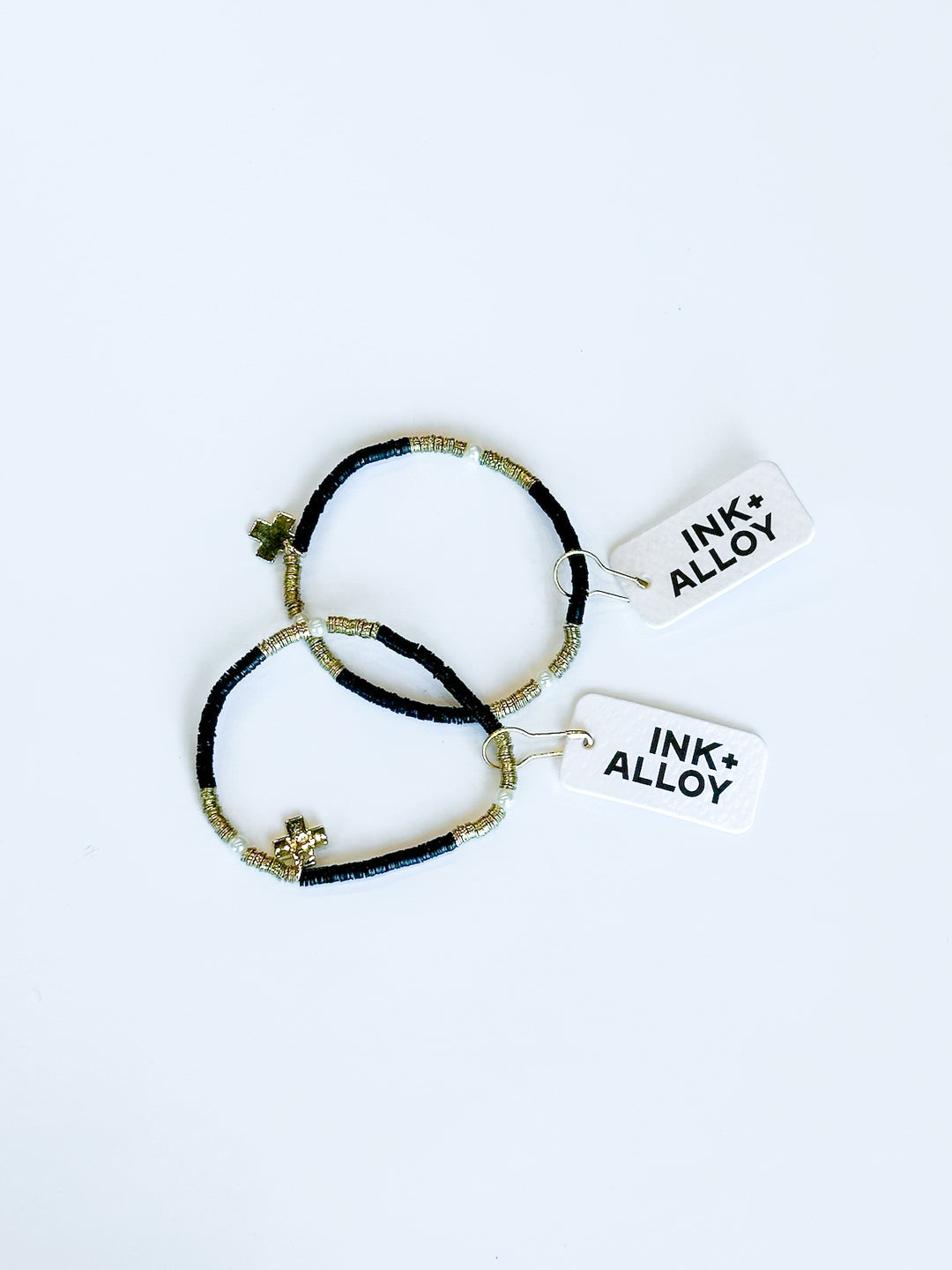 Rory Solid Bracelet with Gold & Pearls