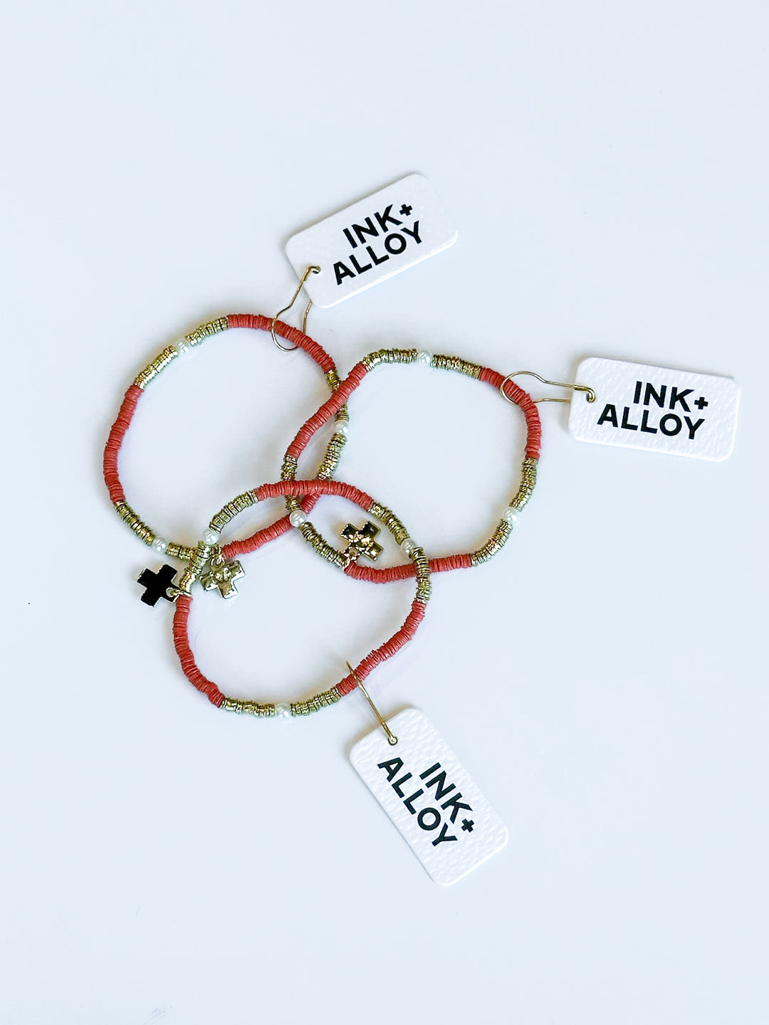 Rory Solid Bracelet with Gold & Pearls