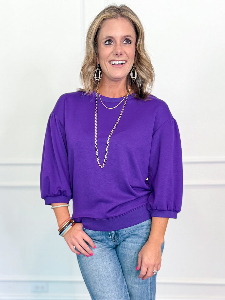 Elbow Kiss Crop Sweater