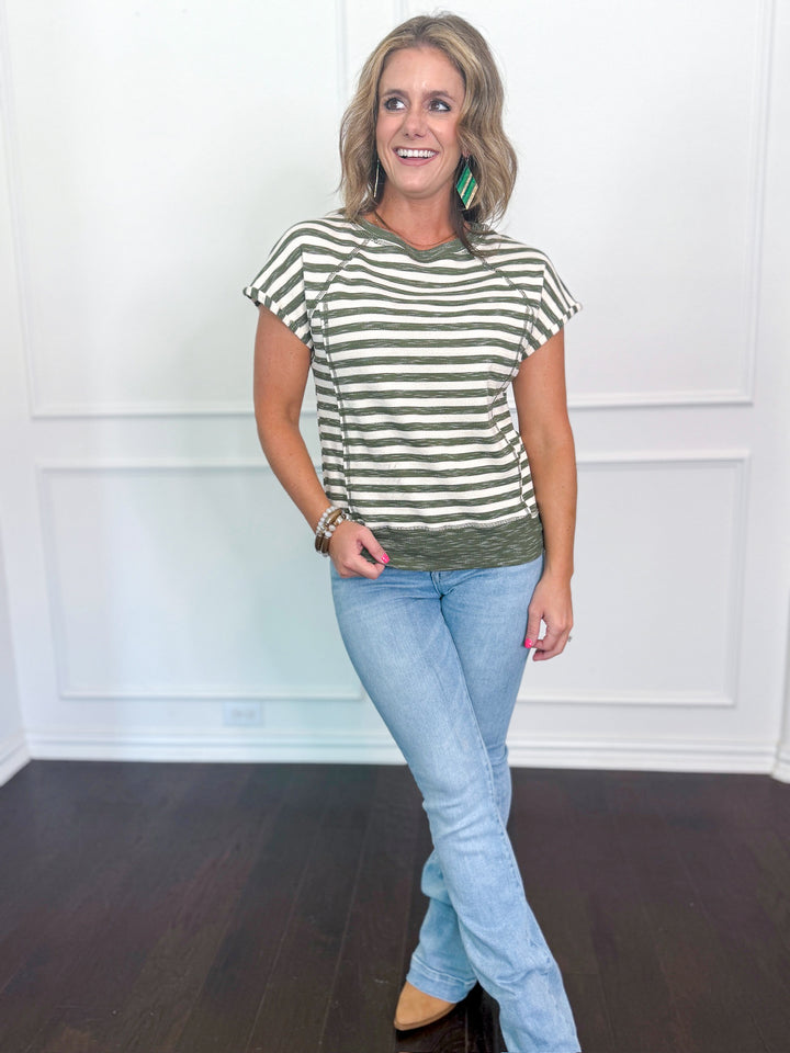 Stacy Stripe Knit Top