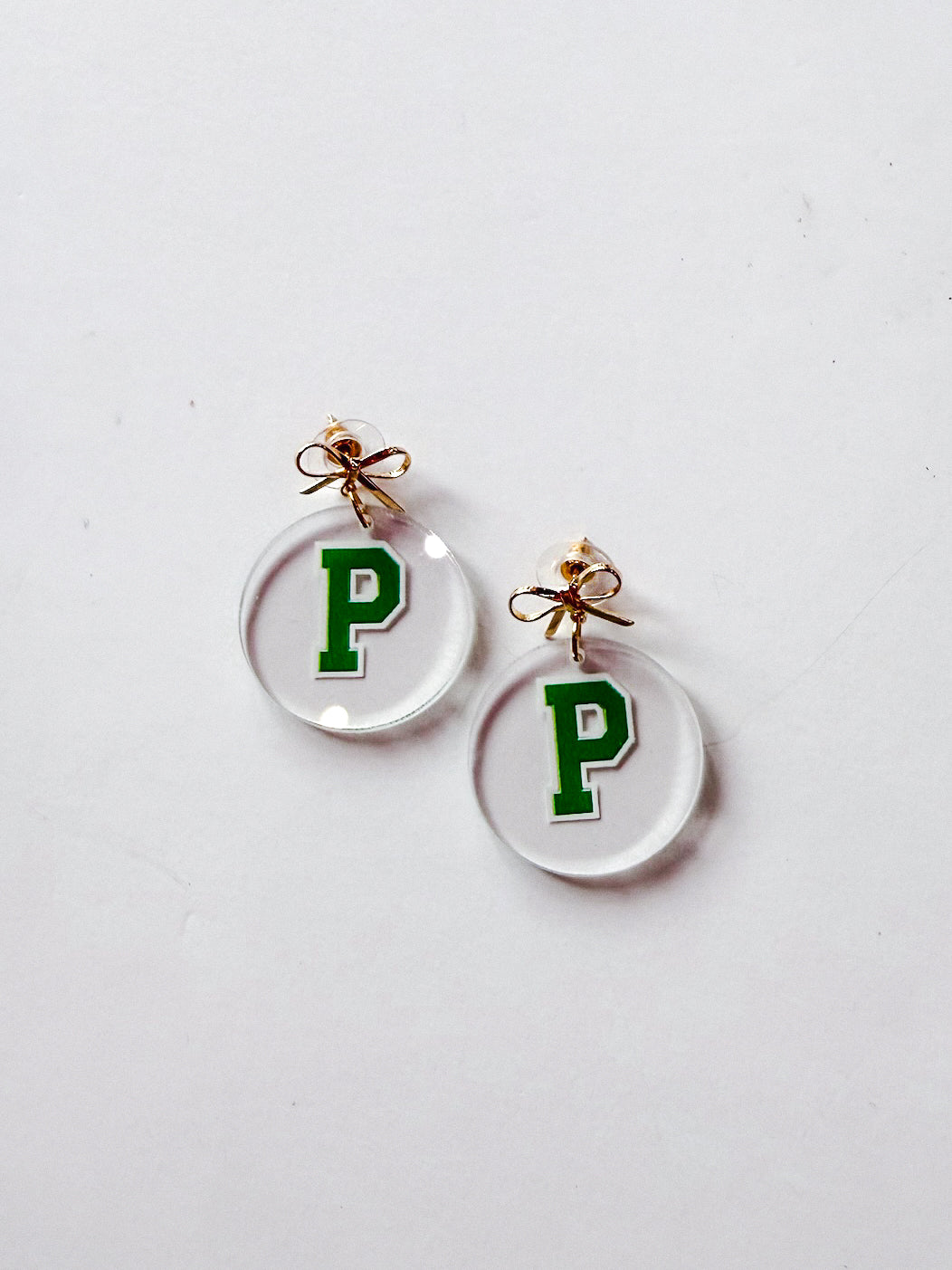 Clear Prosper High Earring with Bow