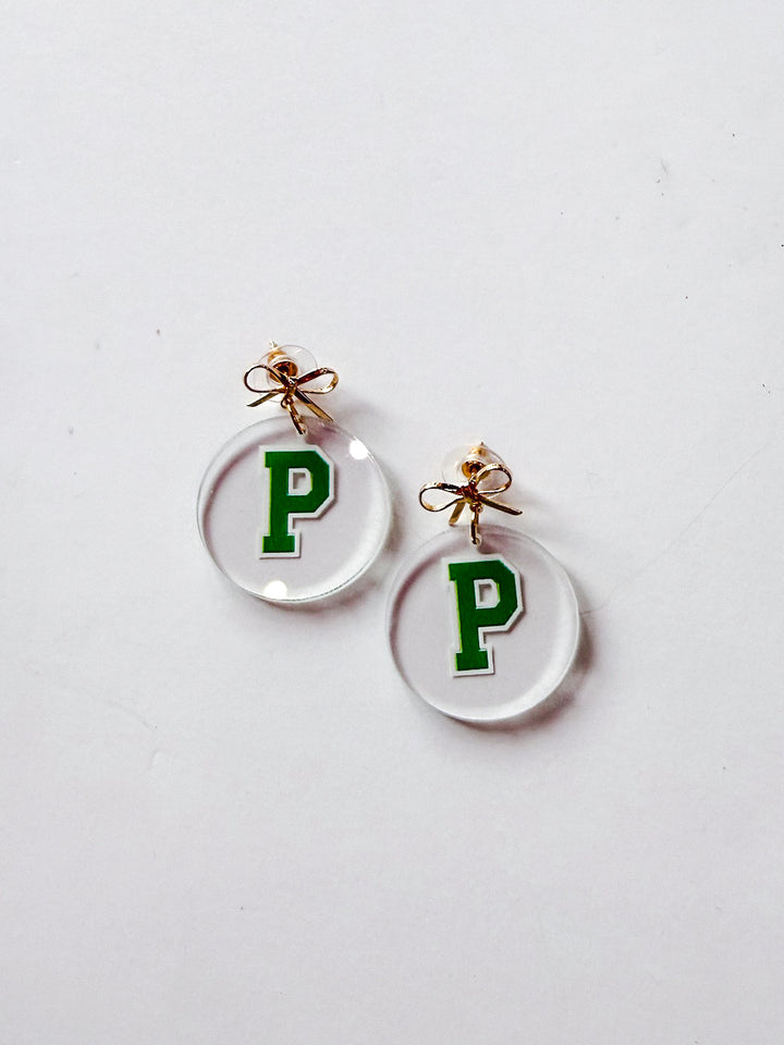 Clear Prosper High Earring with Bow