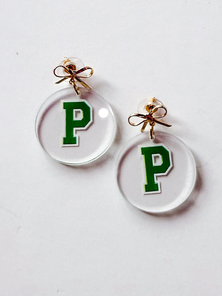 Clear Prosper High Earring with Bow