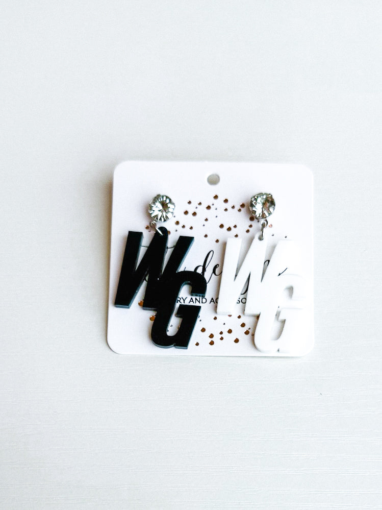 Walnut Grove Earrings with Rhinestones