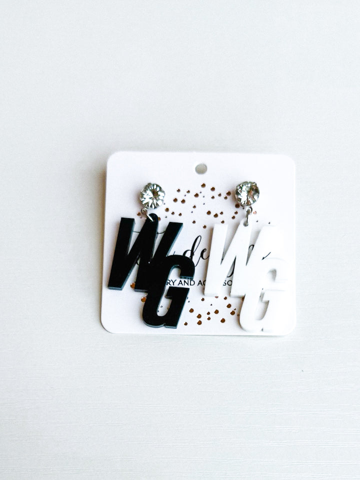 Walnut Grove Earrings with Rhinestones