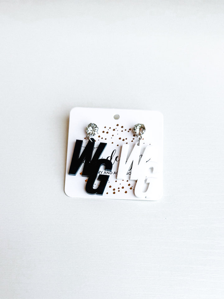 Walnut Grove Earrings with Rhinestones