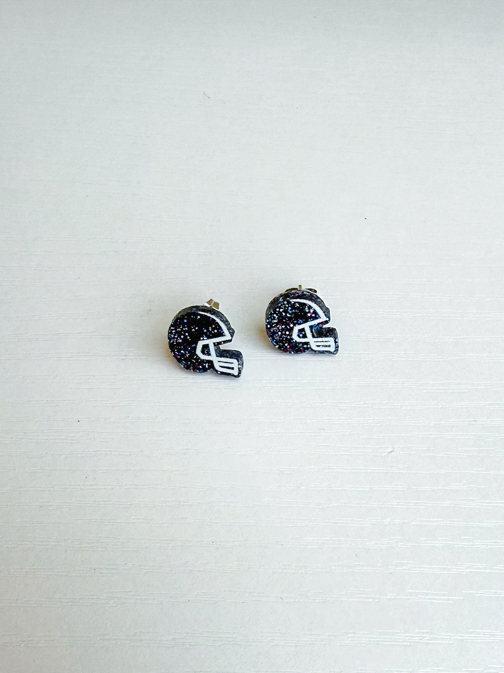 Acrylic Glitter Helmet Studs