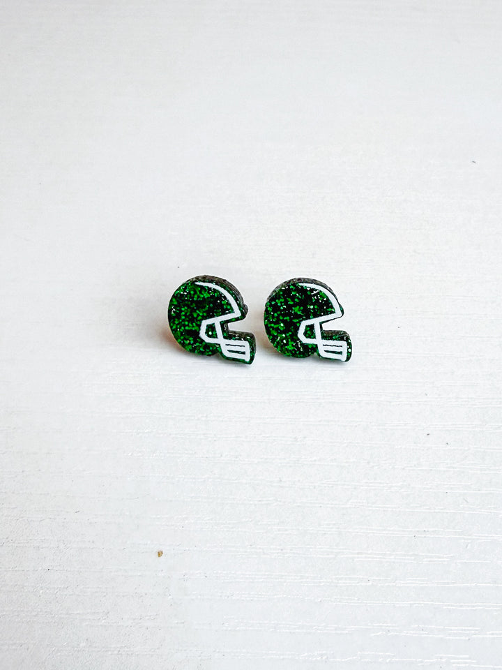 Acrylic Glitter Helmet Studs