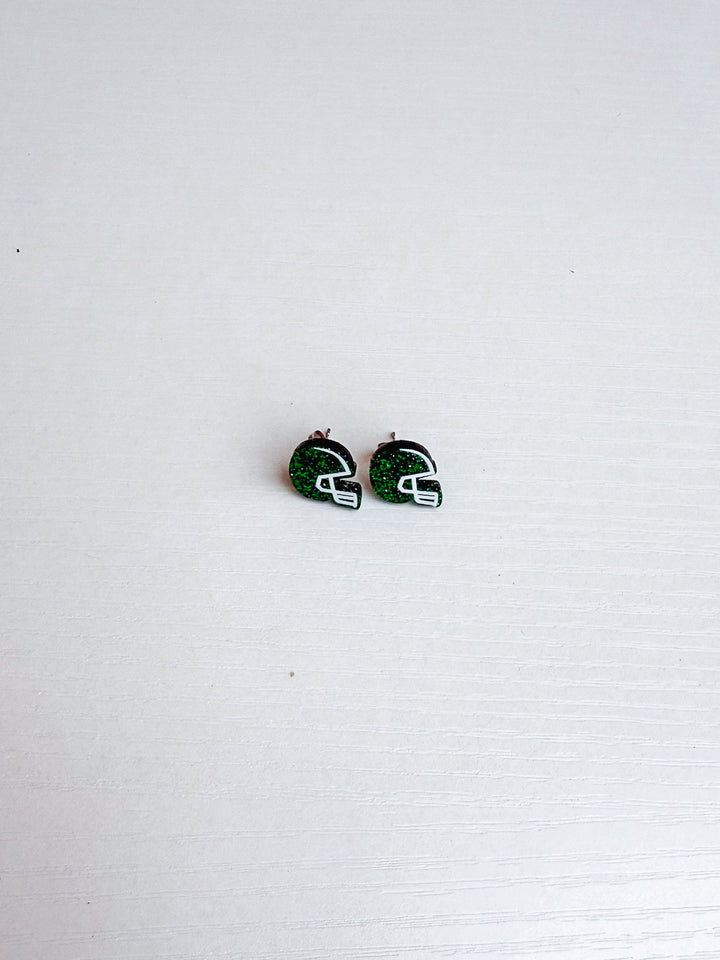Acrylic Glitter Helmet Studs