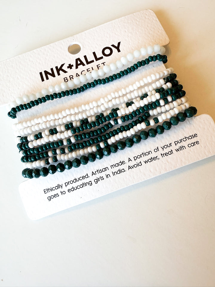 Megan 10 Strand Stretch Bracelet