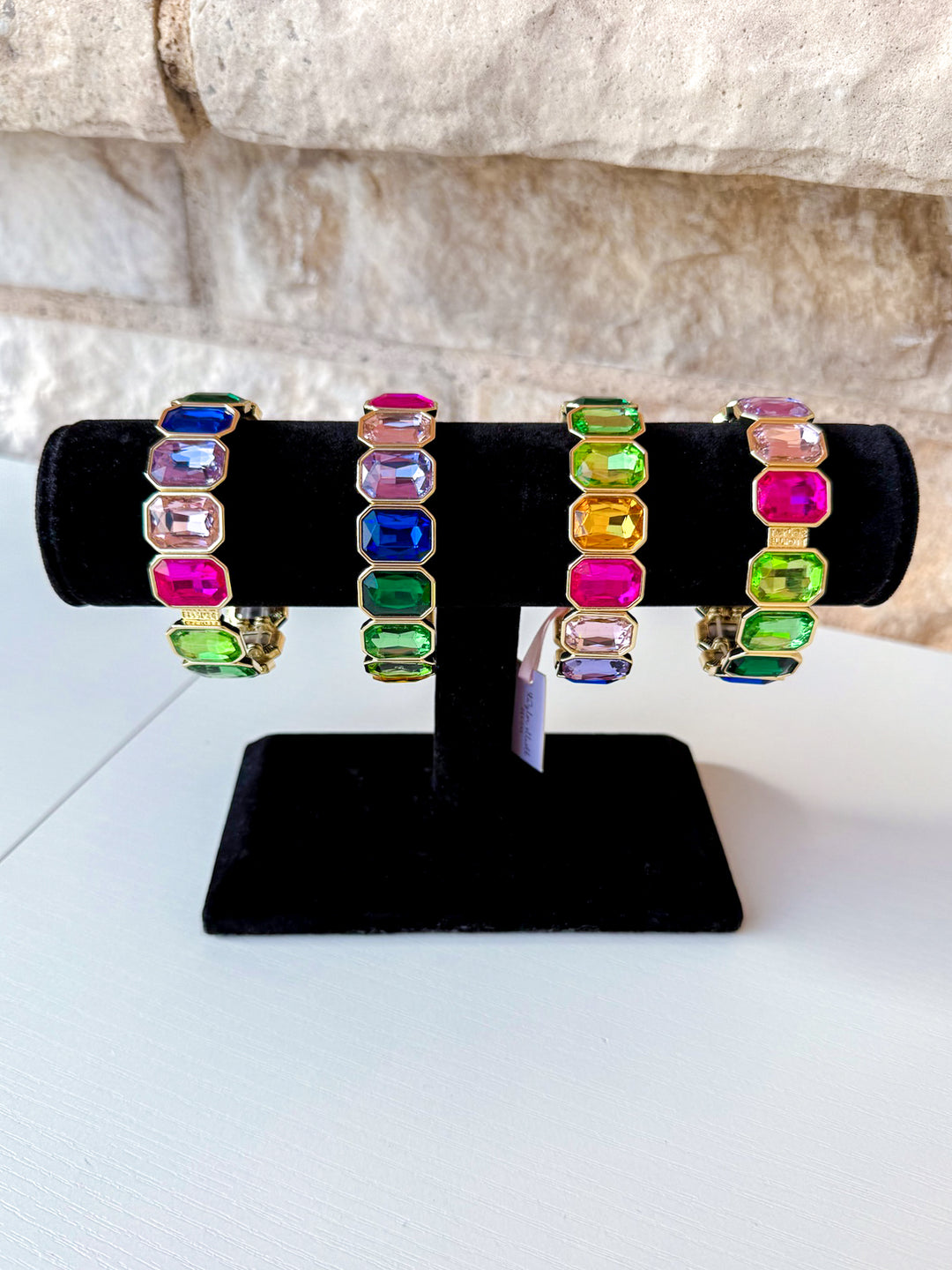 Multicolor Stone Stretch Bracelet