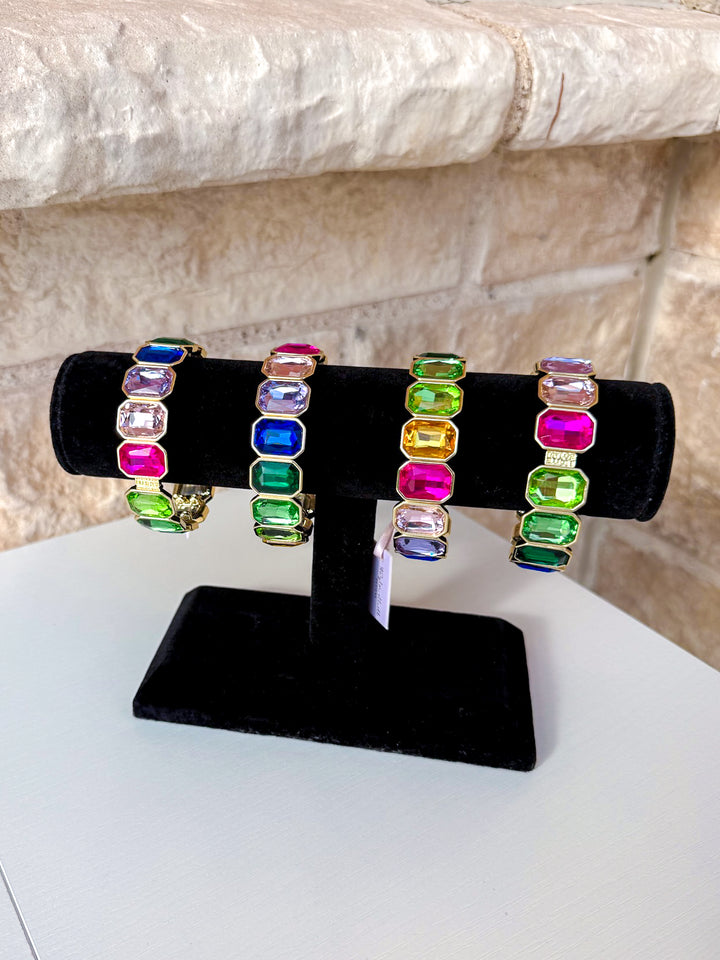 Multicolor Stone Stretch Bracelet