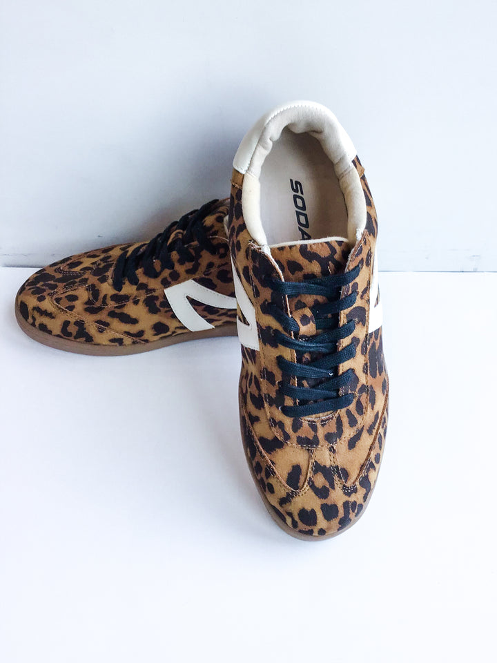 Lucy Leopard Sneakers