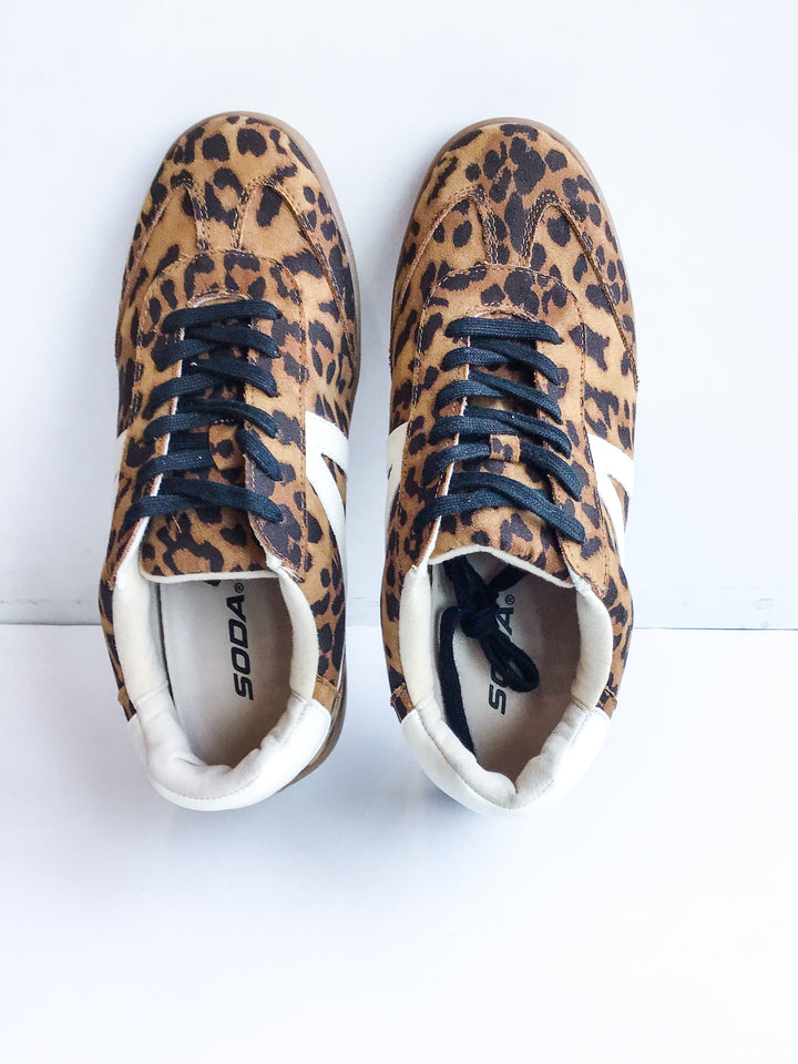 Lucy Leopard Sneakers