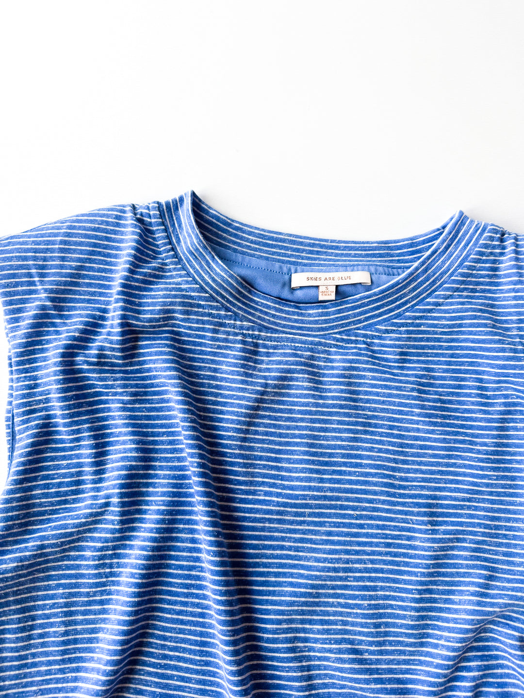 Stripe Theory Sleeveless Shirt