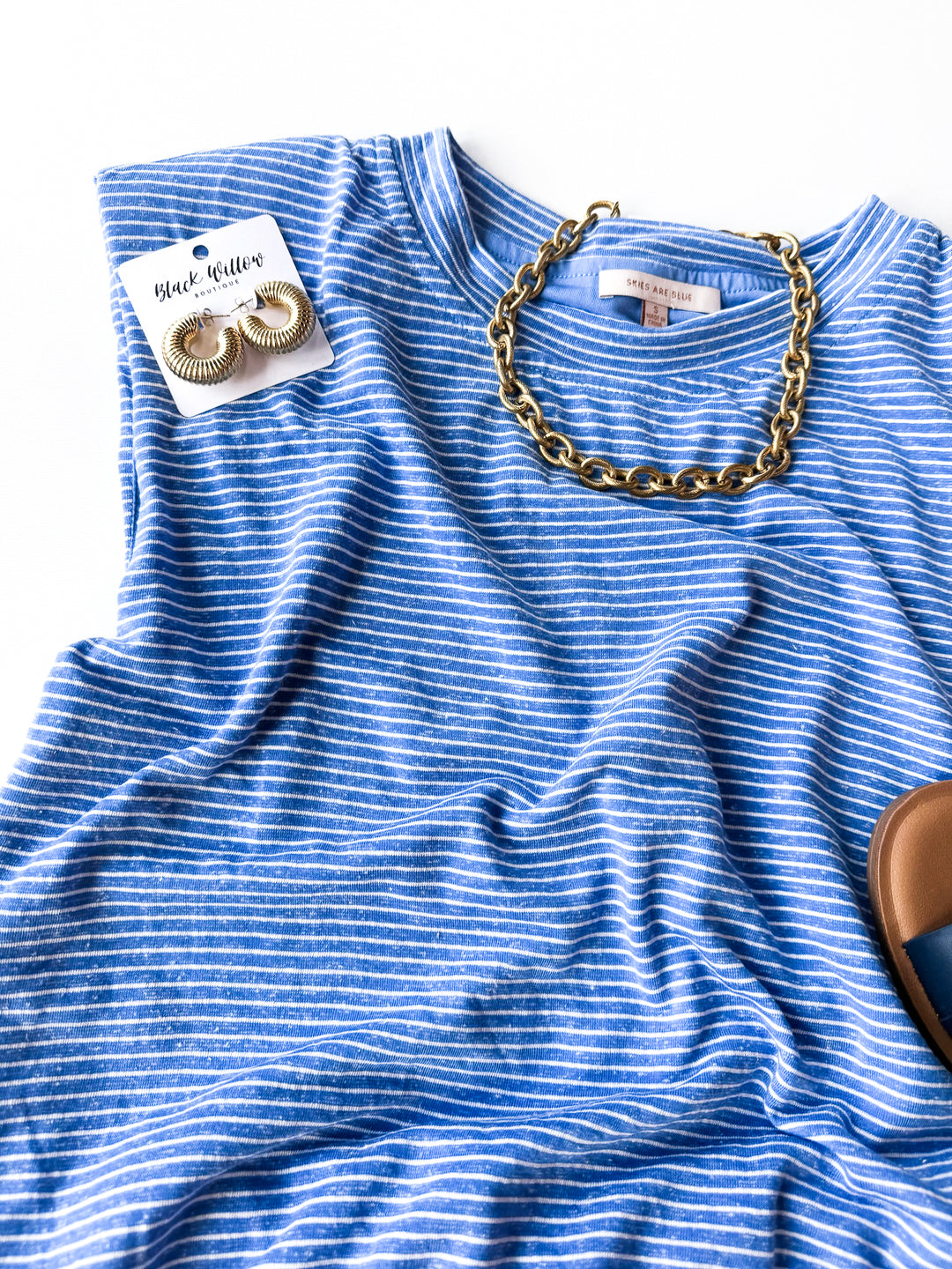 Stripe Theory Sleeveless Shirt