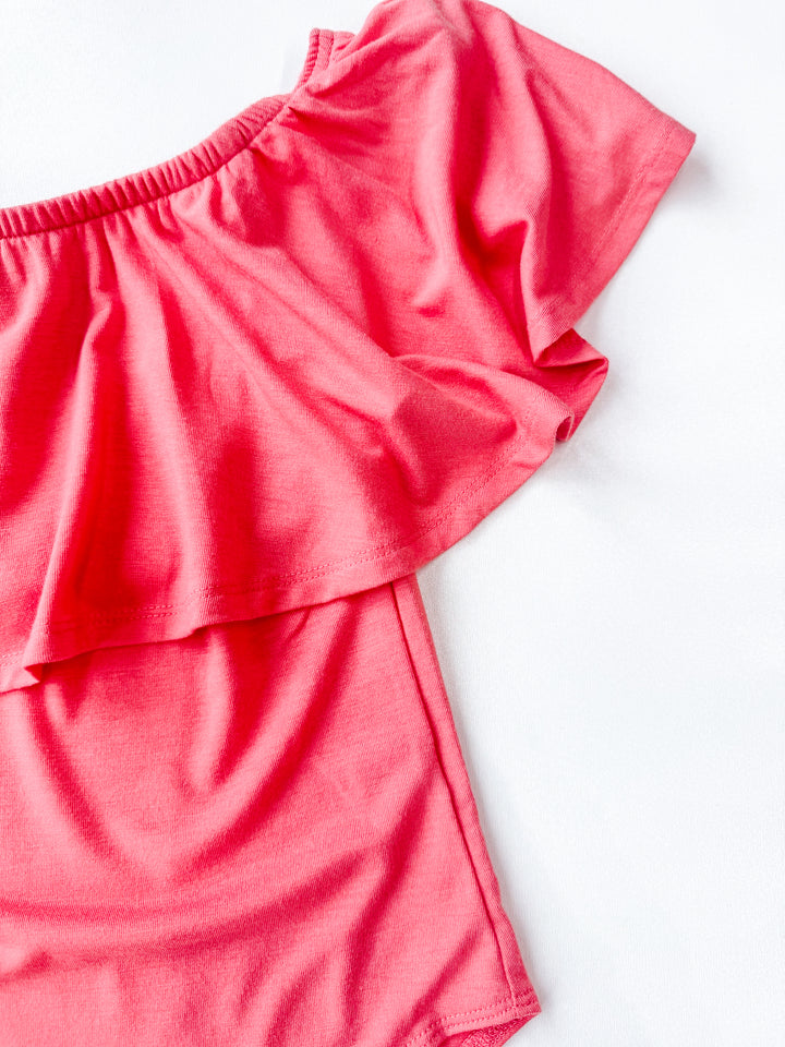 Rachel Ruffle Bodysuit