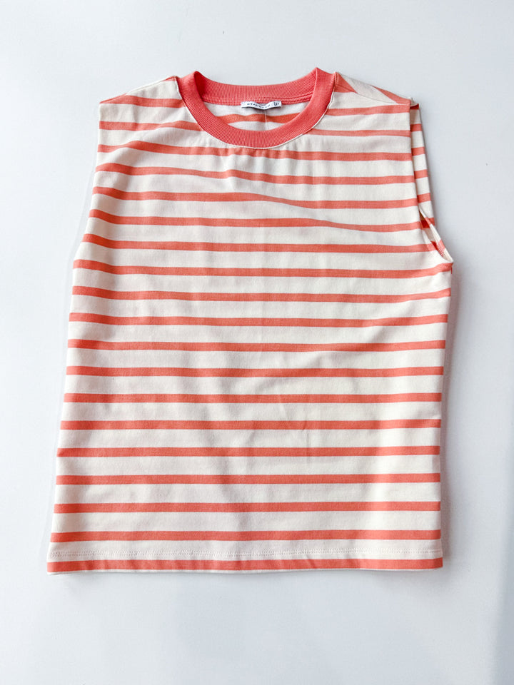 FINAL SALE - Easy Weekend Striped Tank