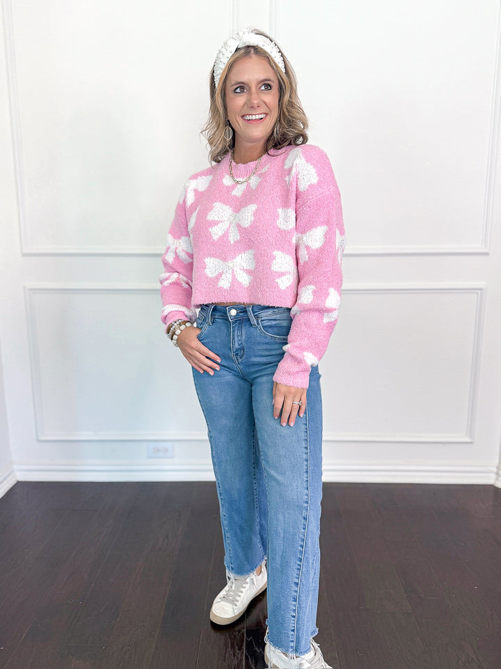 Patty Pearl Crop Sweater