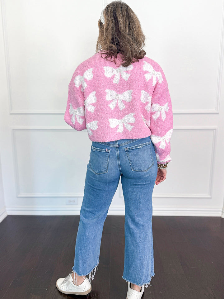 Patty Pearl Crop Sweater