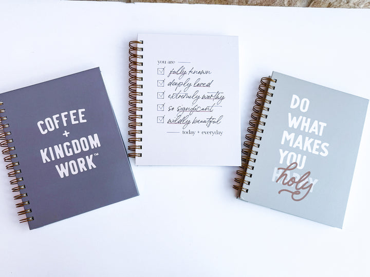 Hard Cover Faith Spiral Journal