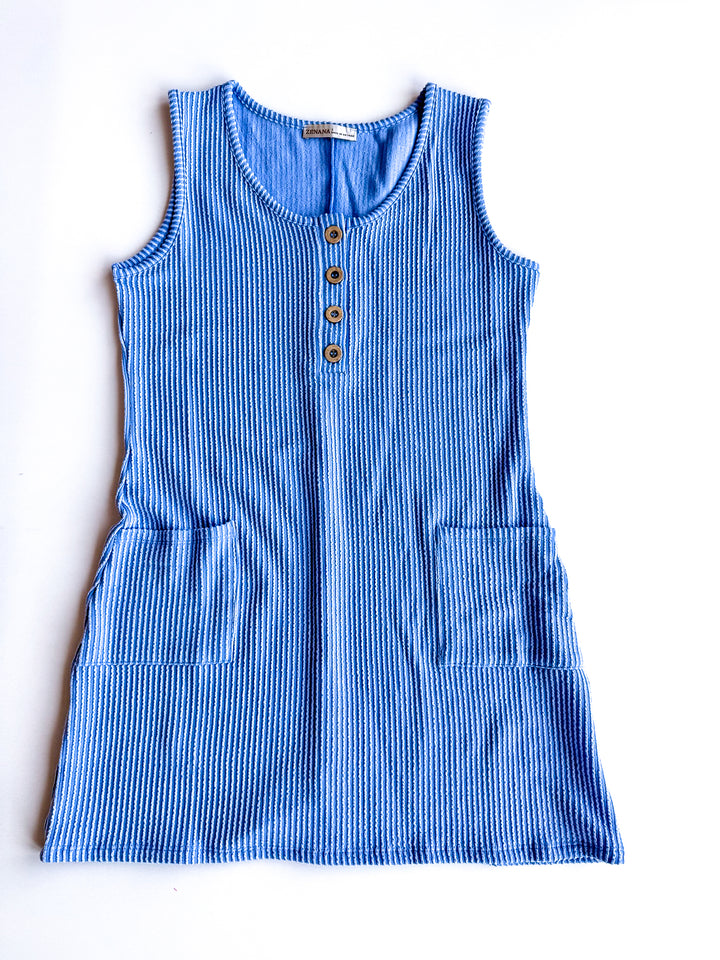 Summer Essential Ribbed Tank Dress