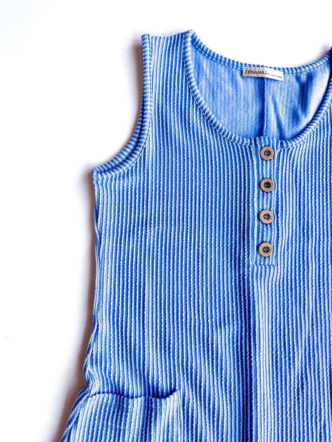 Summer Essential Ribbed Tank Dress
